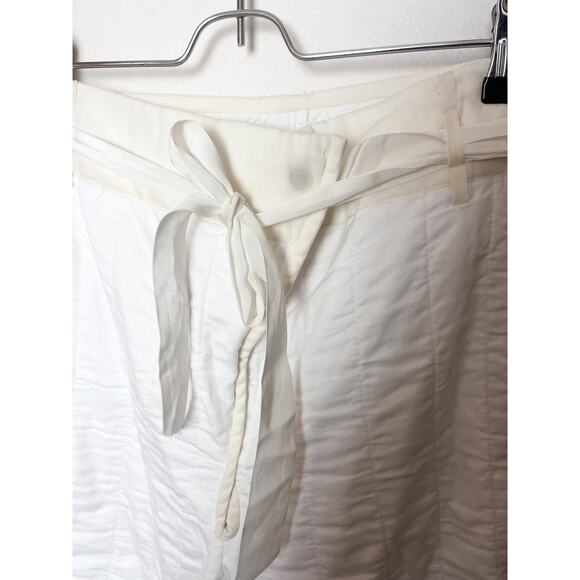 Isabel Marant White Crop Cotton Drawstring Pants Women’s Sz FR 38, US 6 Casual - Picture 6 of 10